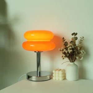 Lampada da Tavolo in Vetro | Design di Luce Notturna Adatta ai Bambini