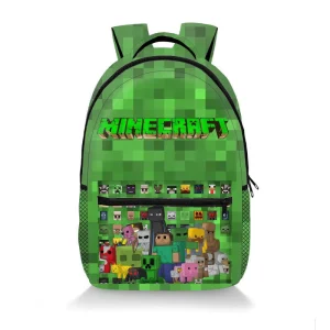 Zaino Minecraft | Stampa Totale | Avventura Scolastica